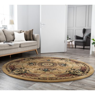 Tapis tissé avec motif floral dans des couleurs calmes - Gabiro THEKO