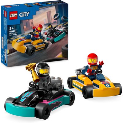 Les karts et les pilotes de course LEGO