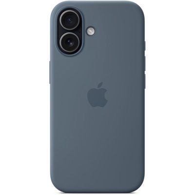 Coque iPhone 17 MagSafe siicone Bleu maritime APPLE