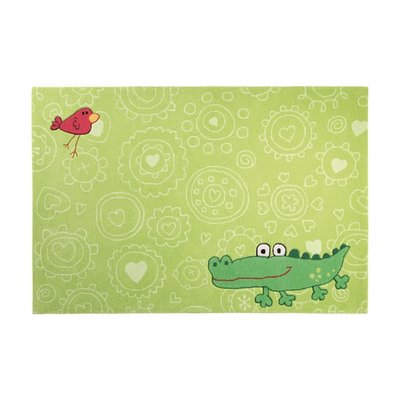 Tapis enfant motif crocodile , HAPPY ZOO CROCODILE SIGIKID