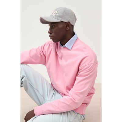 Sweat col rond manches longues en coton BONOBO