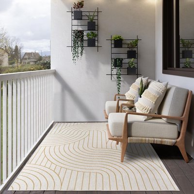 Tapis extérieur, kilim reversible EX1 RUOB UN AMOUR DE TAPIS