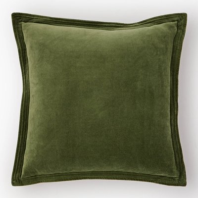 Coussin velours, 45x45cm MONOPRIX