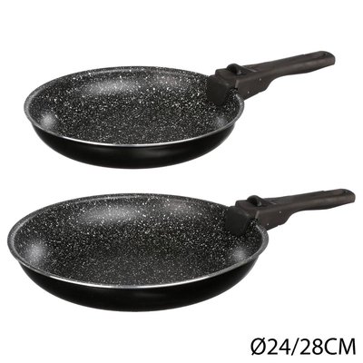 Set de 2 poêles poignée amovible 5FIVE SIMPLY SMART