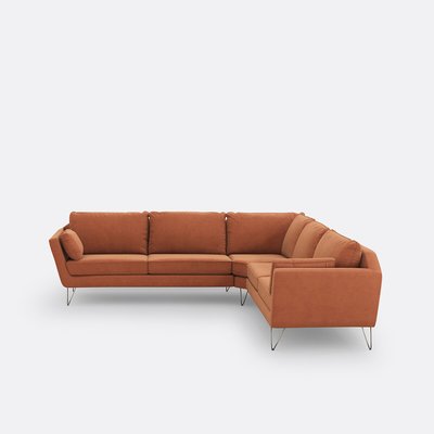 Canapé d’angle XXL en velours, Topim LA REDOUTE INTERIEURS