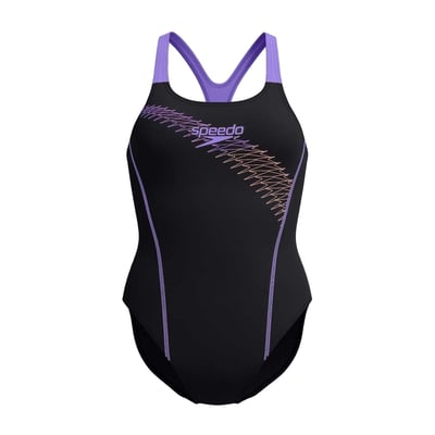 Maillot de bain 1 pièce motif/style imprimé graphique MEDLEY SPEEDO