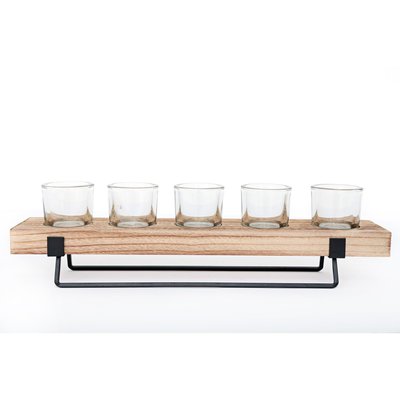 Bougeoir design bois et métal Lix HEART OF THE HOME