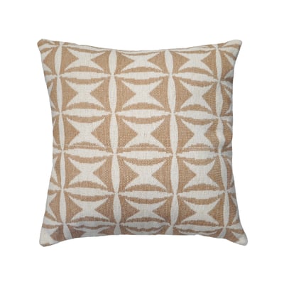 Coussin décoratif en jacquard à motif géométrique DOUCEUR D'INTÉRIEUR