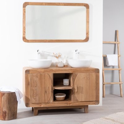 Meuble en teck rectangle 120cm RÉTRO WANDA COLLECTION