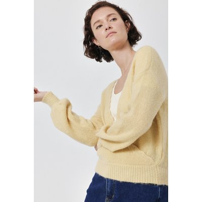 Gilet croisé en maille douce CHLEO ARTLOVE