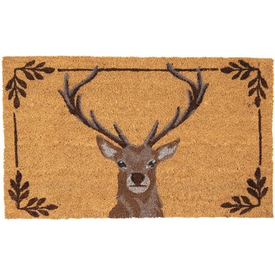 Paillasson coco cerf 75x45x1cm WADIGA