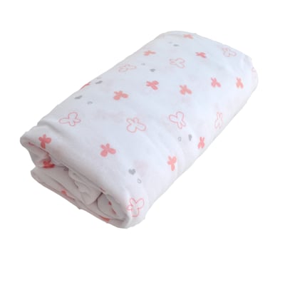 Drap housse imprimé Lapinou DOMIVA