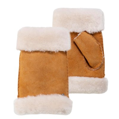 Mitaines chauds et doux, en cuir de mouton retourné, et intérieur imitation fourrure ISOTONER