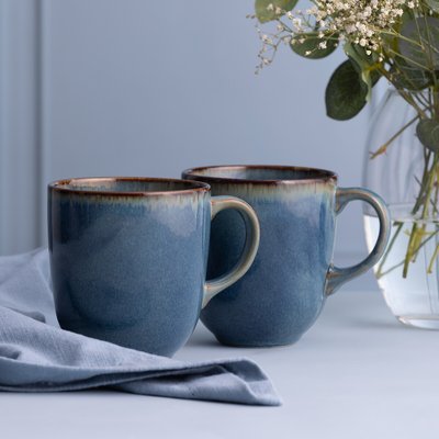 Set Of 4 Reactive Glaze Mugs MASON CASH
