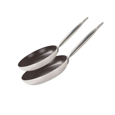 Lot 2 poêles de cuisson avec revêtement céramique sans PFAS ELO
