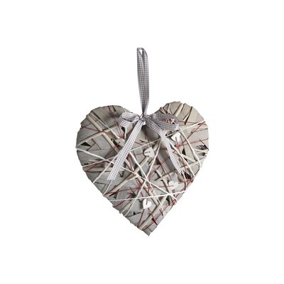 Coeur en bois à suspendre 30 cm AUBRY GASPARD