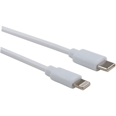 Câble Lightning USB-C vers Lightning 90cm Non MFI Blanc LISTO