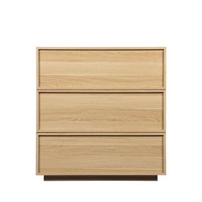 Commode 3 tiroirs en bois L85cm- JOY DRAWER