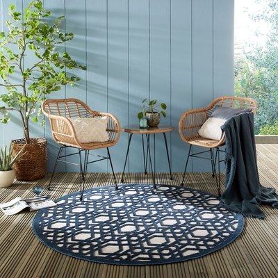 Tapis extérieur rond ORO FLAIR RUGS