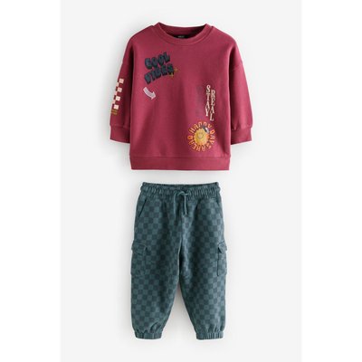Sweat à dos imprimé et pantalon de jogging NEXT
