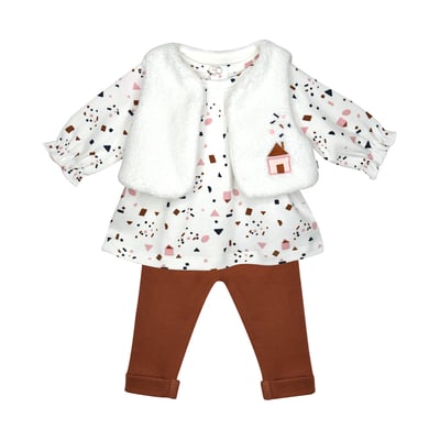 Tunique pantalon gilet ss mches francette SUCRE D'ORGE