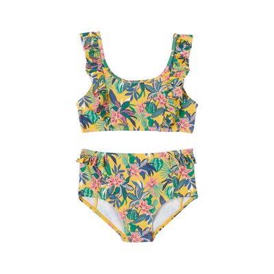 Maillot de bain 2 pièces imprimé exotique VERTBAUDET