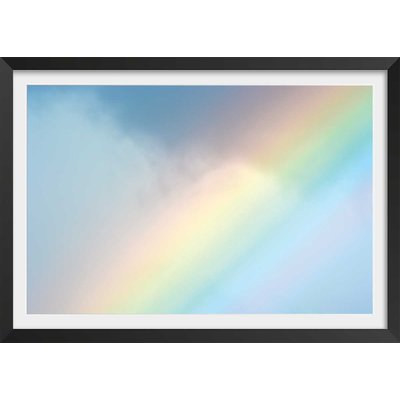 Affiche photo arc en ciel pastel HEXOA