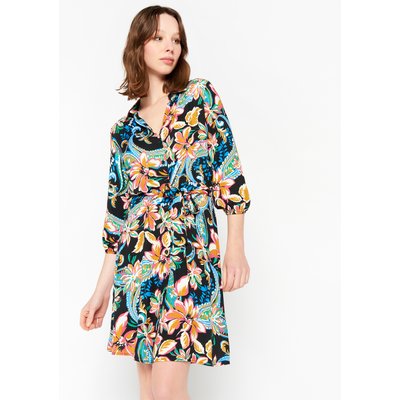 Robe-chemise à imprimé Paisley et fleurs LOLALIZA
