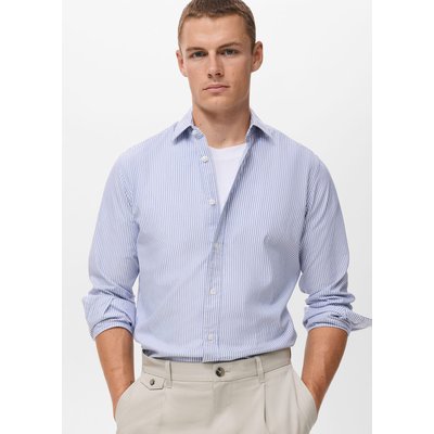 Chemise 100 % coton rayures bicolores MANGO MAN