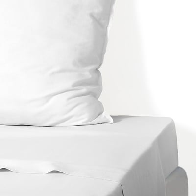 Drap plat percale de coton NINA FEBRONIE