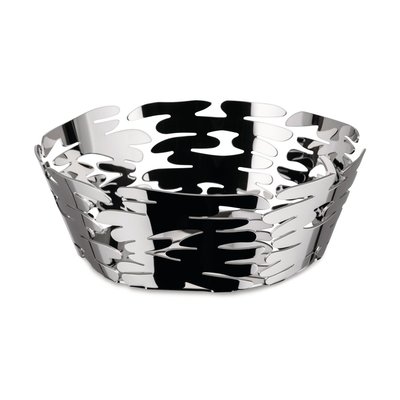 Corbeille Ronde Ø18 Cm Barket En Acier Argent ALESSI