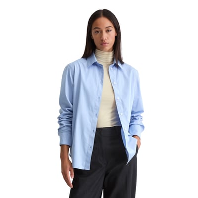 Blouse à manches longues regular en popeline de coton premium MARC O'POLO