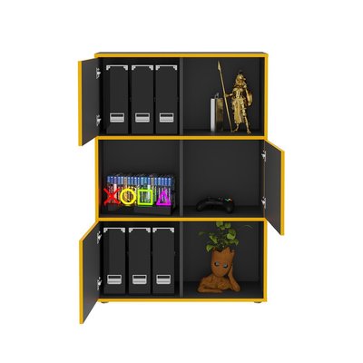 Meuble à 6 cases avec 3 portes Futura - L68,5 cm CALICOSY