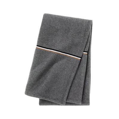 Plaid en polaire beige, B LINEA BOSS HOME