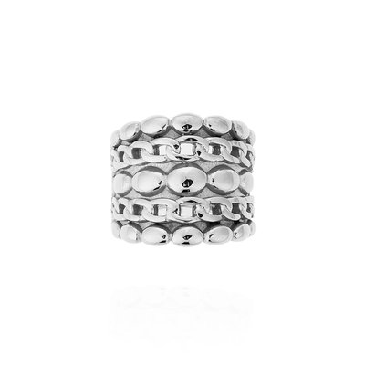 Bague en acier inoxydable HELLENIS HIPANEMA