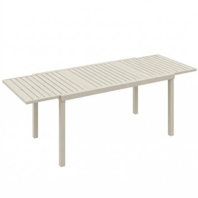 Table à manger d'extérieur extensible OUTSUNNY