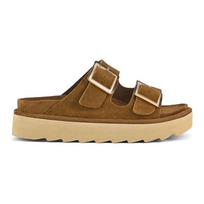 Leather Mules with Thick Sole COLORS OF CALIFORNIA 