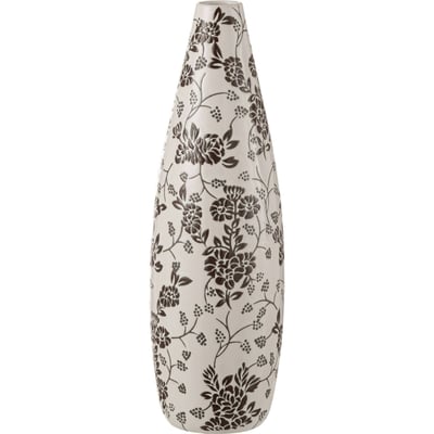 Vase zen en porcelaine à motif floral RECOLLECTION