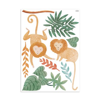 Stickers muraux singes YATSUNI LILIPINSO