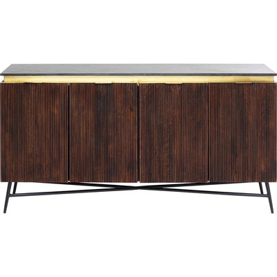 Buffet en manguier et marbre, CATALINA KARE DESIGN