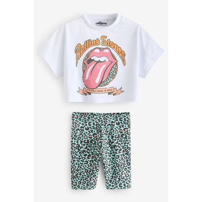 Short cycliste t-shirt carré rolling stones NEXT