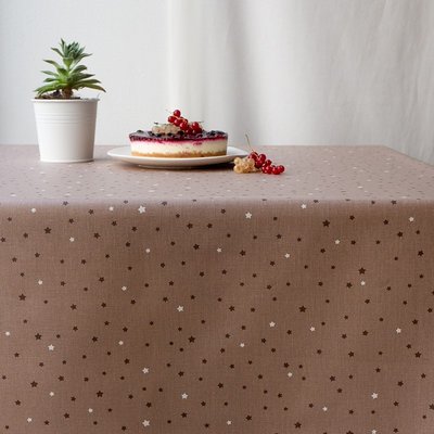 Nappe enduite carrée ou rectangle ETOILES FLEUR DE SOLEIL
