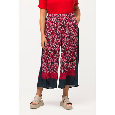 Pantalon plissé 7/8 Mary à fleurs ULLA POPKEN