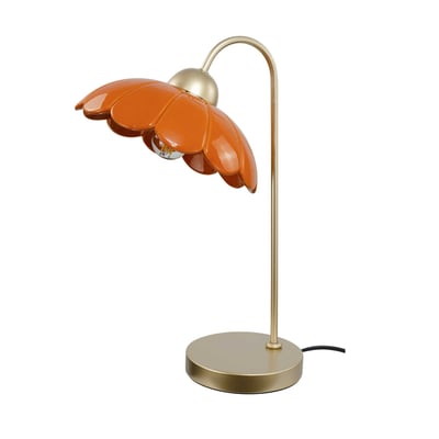 Lampe à poser en métal & céramique, CLARIS C-CREATION