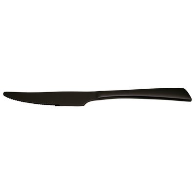 Couteau de table monobloc   black inox (lot de 6)-DELTA JEAN DUBOST