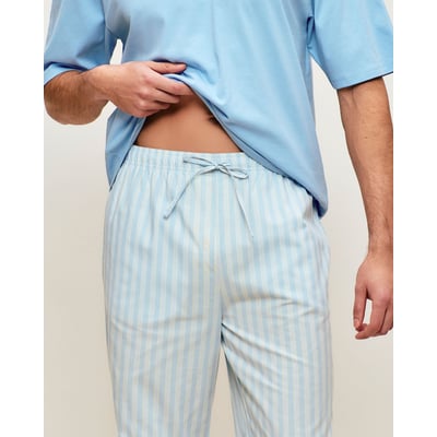 Pantalon en popeline de coton à rayures HOLIRAYIZ UNDIZ