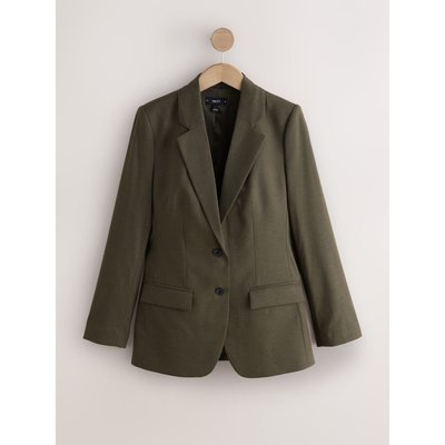 Blazer à boutonnage droit en laine mélangée NEXT