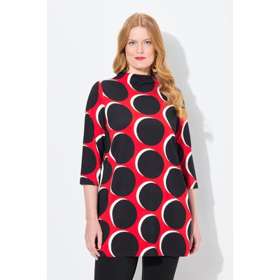 Sweat-shirt manches 3/4, motif à gros pois ULLA POPKEN