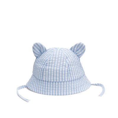 Striped Bucket Hat with Ears LA REDOUTE COLLECTIONS