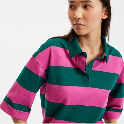 T-shirt col polo manches courtes LA REDOUTE COLLECTIONS